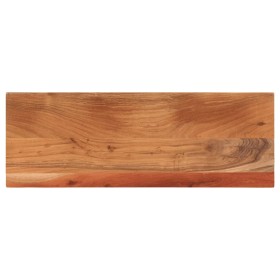 Piano Tavolo 80x40x3,8 cm Rettangolare Legno Massello Acacia