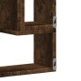 Mensola a Muro Rovere Fumo 96x12x64 cm in Legno Multistrato