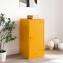 Credenza Giallo Senape 34,5x39x73 cm in Acciaio