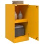 Credenza Giallo Senape 34,5x39x73 cm in Acciaio