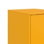 Credenza Giallo Senape 34,5x39x73 cm in Acciaio