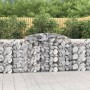 Cesti Gabbioni ad Arco 6 pz 300x50x100/120 cm Ferro Zincato