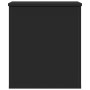 Contenitore Portaoggetti Nero 40x42x46 cm Legno Multistrato