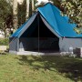 Tenda Familiare Tipi per 10 Persone Blu Impermeabile