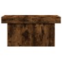 Tavolino da Salotto Rovere Fumo 80x55x40 cm Legno Multistrato