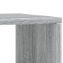 Tavolino con Ruote Grigio Sonoma 50x30x55 cm Legno Multistrato