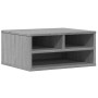 Supporto Stampante Grigio Sonoma 49x40x22,5cm Legno Multistrato