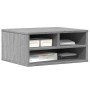 Supporto Stampante Grigio Sonoma 49x40x22,5cm Legno Multistrato