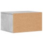 Supporto Stampante Grigio Cemento 40x32x22,5 Legno Multistrato