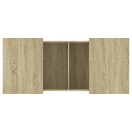 Tavolino da Salotto Rovere Sonoma 80x55x40 cm Legno Multistrato