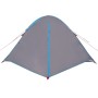 Tenda da Campeggio a Cupola per 4 Persone Blu Impermeabile