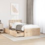 Giroletto con Cassetti 90x190 cm in Legno Massello di Pino