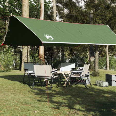 Telone da Campeggio Verde 500x294 cm Impermeabile