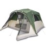 Tenda da Campeggio a Cupola per 6 Persone Verde Impermeabile