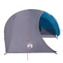 Tenda da Campeggio a Cupola per 4 Persone Blu Impermeabile