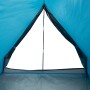 Tenda da Campeggio Telaio ad A per 2 Persone Blu Impermeabile