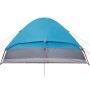 Tenda da Campeggio a Cupola per 4 Persone Blu Impermeabile