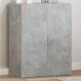 Schedario Grigio Cemento 60x32x77,5 cm in Legno Multistrato