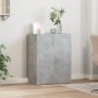 Schedario Grigio Cemento 60x32x77,5 cm in Legno Multistrato