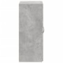 Schedario Grigio Cemento 60x32x77,5 cm in Legno Multistrato