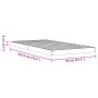 Giroletto Marrone Cera 75x190 cm in Legno Massello di Pino