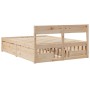 Giroletto con Cassetti 120x190 cm in Legno Massello di Pino