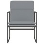 Sedia Lounge Grigio Chiaro 55x64x80 cm in Tessuto