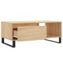 Tavolino Salotto Rovere Sonoma 90x50x36,5 cm Legno Multistrato