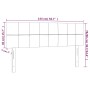 Testiere 2 pz Nere 72x5x78/88 cm in Velluto