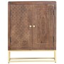 Credenza 60x30x75 cm in Legno Massello di Mango