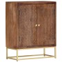 Credenza 60x30x75 cm in Legno Massello di Mango