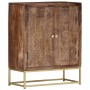 Credenza 60x30x75 cm in Legno Massello di Mango