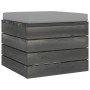 Set Divani da Giardino su Pallet 2 pz con Cuscini Massello Pino