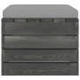 Set Divani da Giardino su Pallet 2 pz con Cuscini Massello Pino