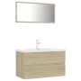 Set Mobili da Bagno Rovere Sonoma in Truciolato