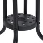 Set Mobili da Pranzo per Giardino 5 pz Nero