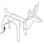 Figure Natalizie Renne 3 pz Bianco Freddo 60x30x60 cm