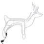 Figure Natalizie Renne 3 pz Bianco Freddo 60x30x60 cm