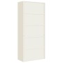 Armadio Classificatore Bianco 90x40x240 cm in Acciaio