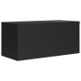 Armadio Classificatore Nero 90x40x110 cm in Acciaio