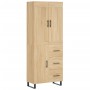 Credenza Rovere Sonoma 69,5x34x180 cm in Legno Multistrato
