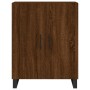 Credenza Rovere Marrone 69,5x34x180 cm in Legno Multistrato