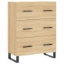 Credenza Rovere Sonoma 69,5x34x180 cm in Legno Multistrato