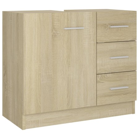 Mobile Sottolavabo Rovere Sonoma 63x30x54 cm Legno Multistrato