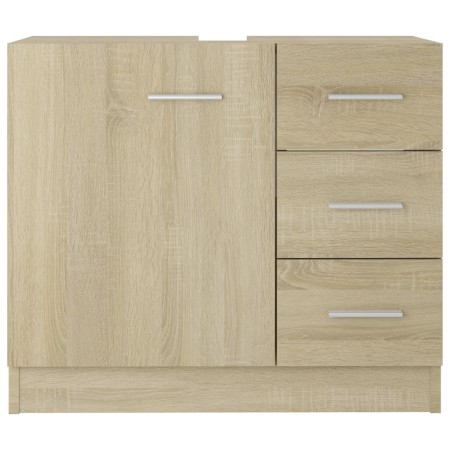 Mobile Sottolavabo Rovere Sonoma 63x30x54 cm Legno Multistrato