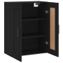 Mobile a Parete Nero 69,5x34,90 cm in Legno Multistrato