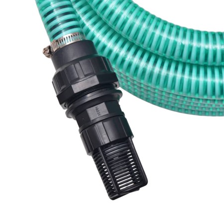 Tubo di Aspirazione con Connettori 7 m 22 mm Verde