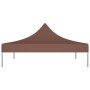 Tetto per Tendone per Feste 2x2 m Marrone 270 g/m²