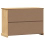 Credenza con Cassetti VIGO 113x40x75 cm Legno Massello di Pino