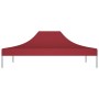 Tetto per Tendone per Feste 4,5x3 m Rosso Borgogna 270 g/m²